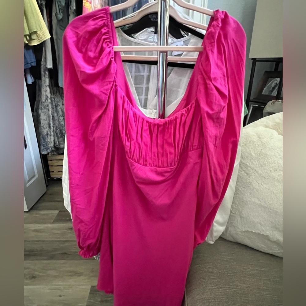 Showpo US10 Pink dress worn ONCE